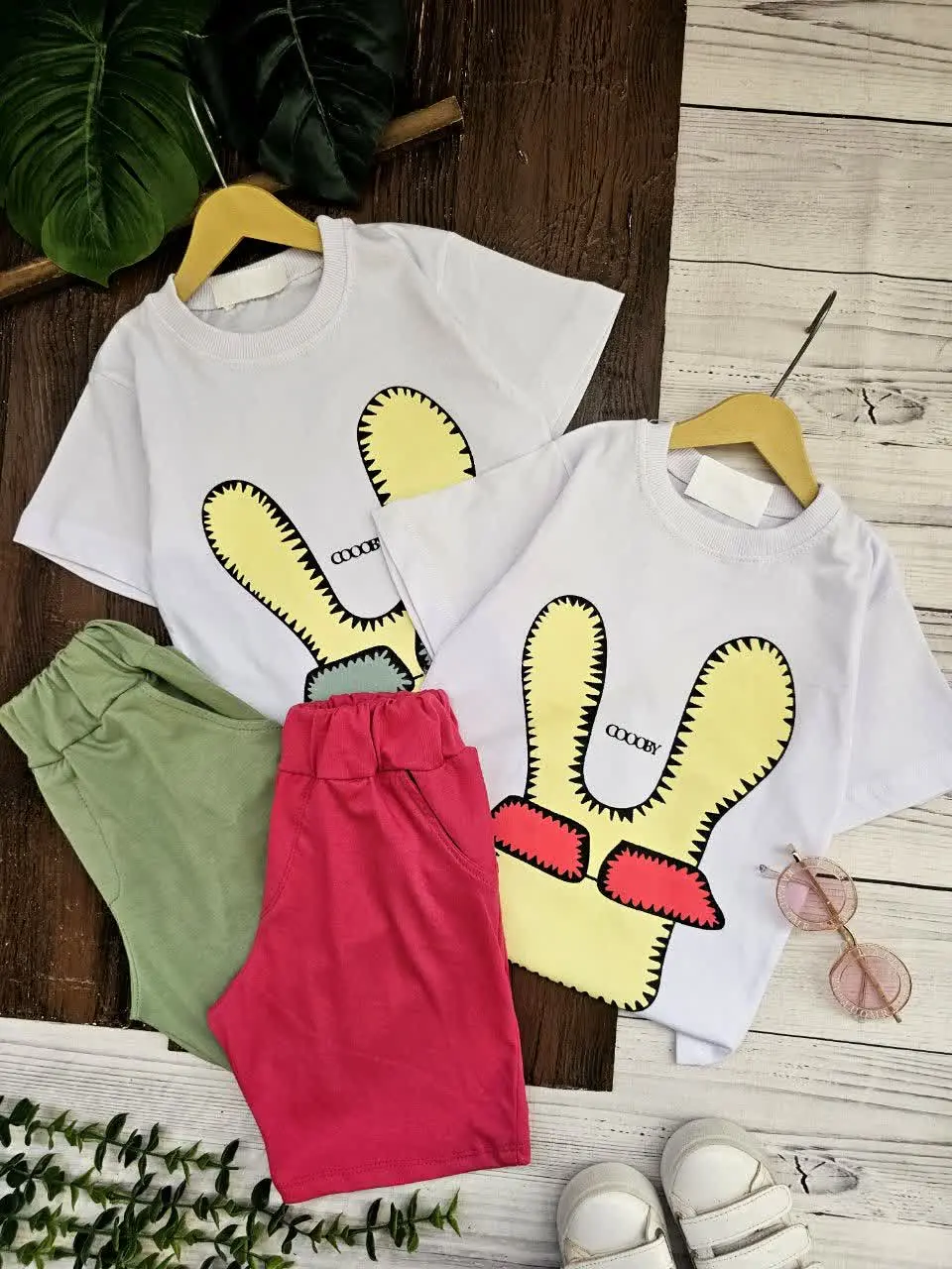 تیشرت شلوارک دخترانه Gooby
