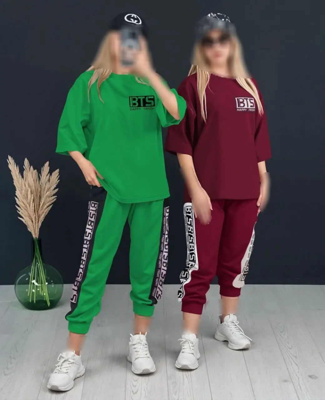 🦋نام مدل: تیشرت شلوار BTS ۶☘
