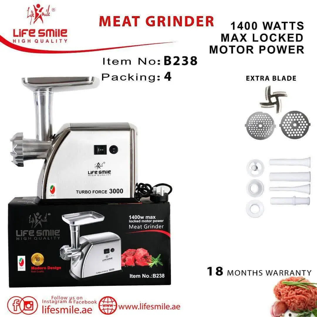 چرخ گوشت لایف اسمیل مدل ٢٣٨ قیمت ۳/۲۸۰ت💫