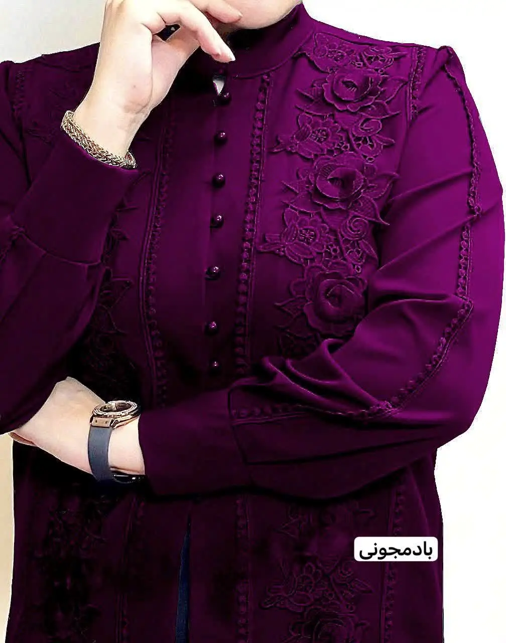 #شومیز مزونی #مجلسی شیک و خاص گل برجسته⚜️
