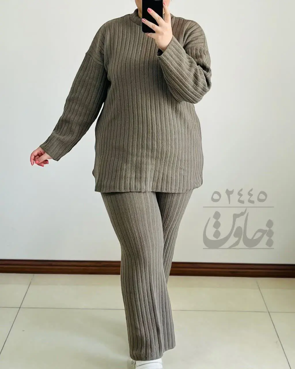 🔸ست بلوز و شوار بافت فول کشی
