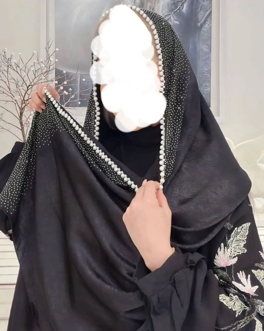 👚نام: شال کوپرا نگین و مروارید 😍
