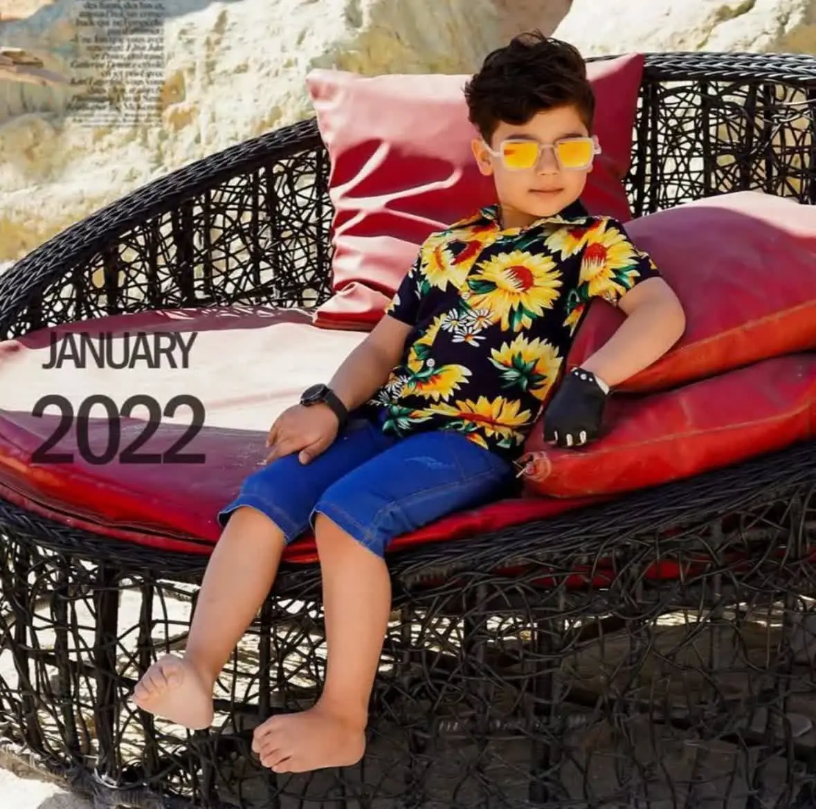 🧶 پیراهن هاوایی پسرانه😍
