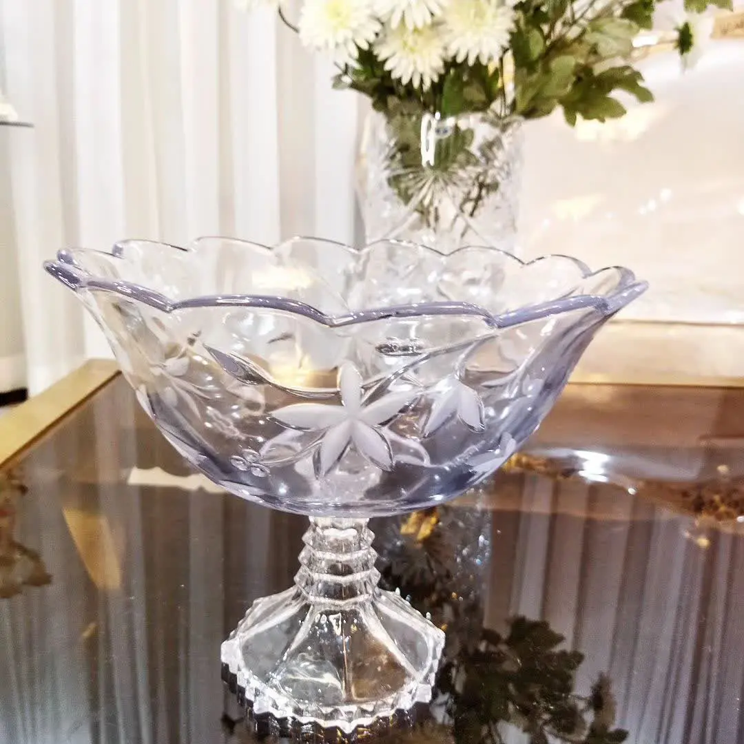 کاسه میوه‌خوری پایه دار گل یاقوتی ژاپن
