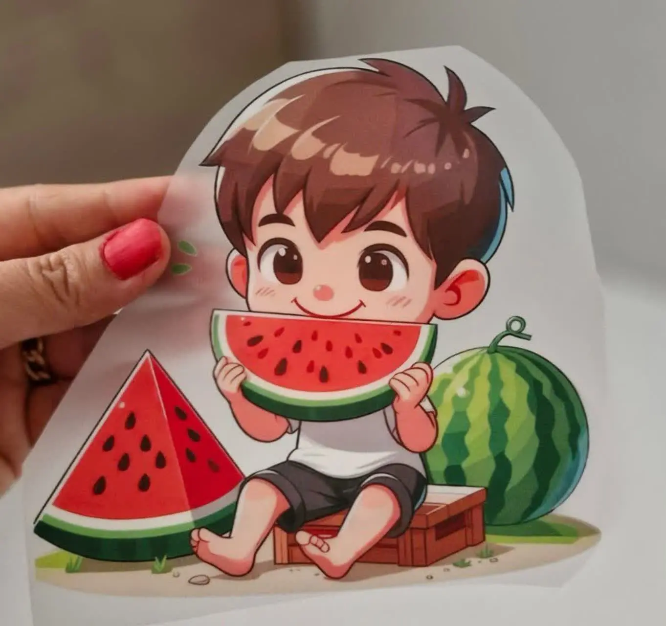 پسرک و هندوانه🍉