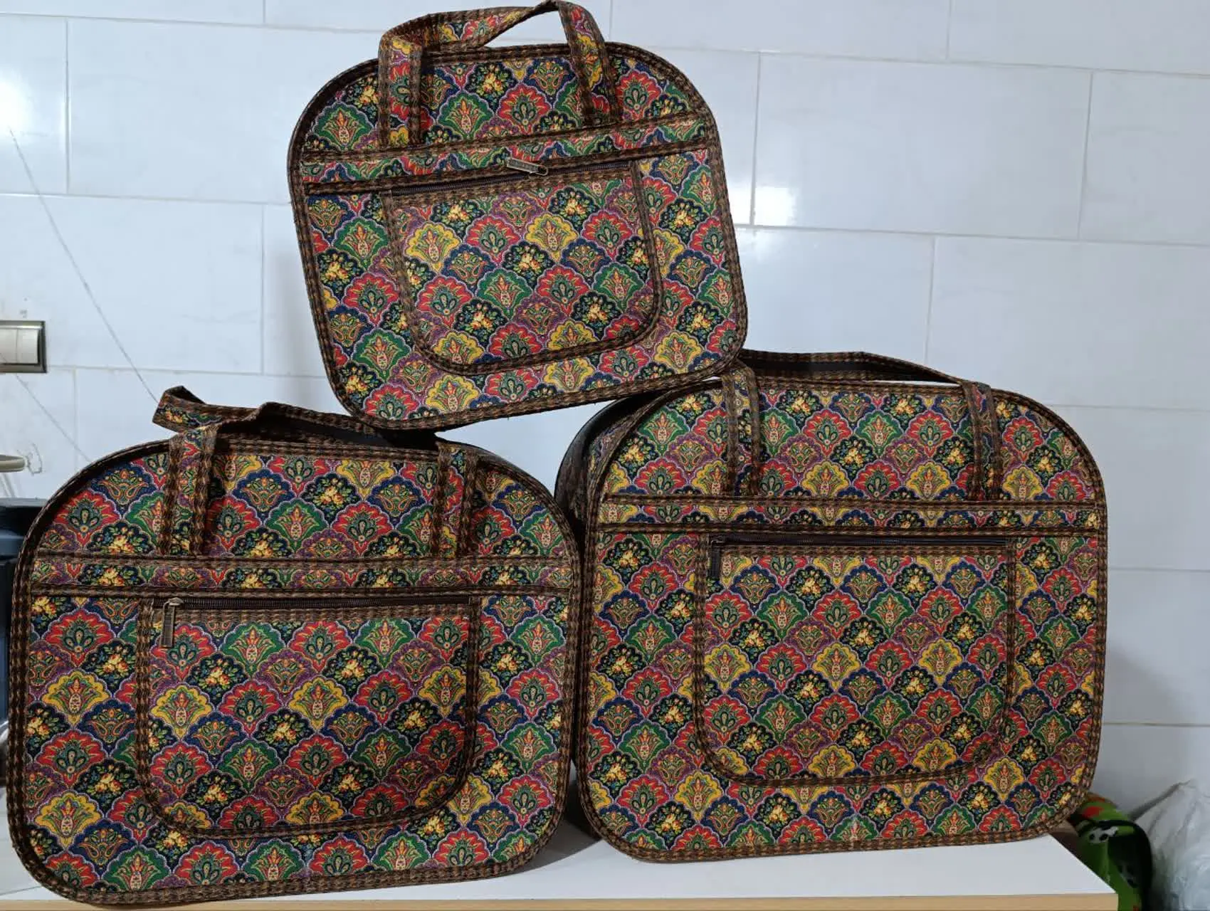 👜#ست #چمدانی #ست_چمدانی کرپ
