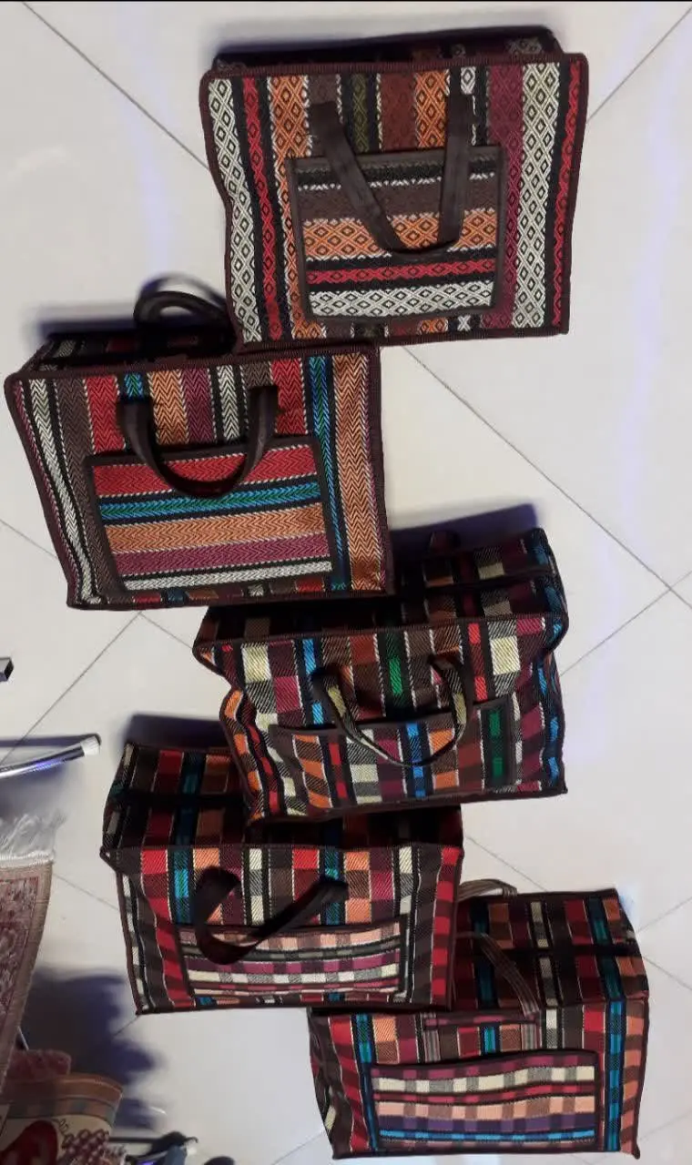 ساک زیپدار جاجیم، ۶ سایز کاربردی
