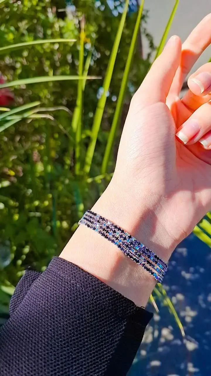 دستبند‌های کشی رنگی رنگی تنیسی 🤩
