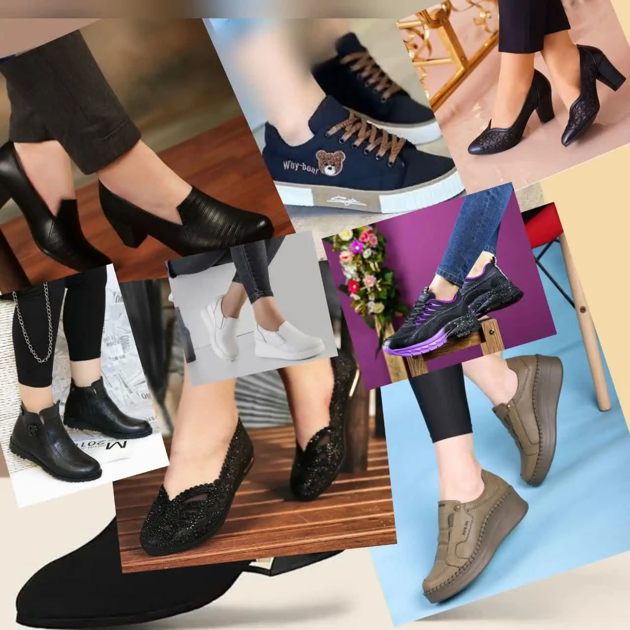 🎀👡👞👢🥾👟👜👛👜🎒
