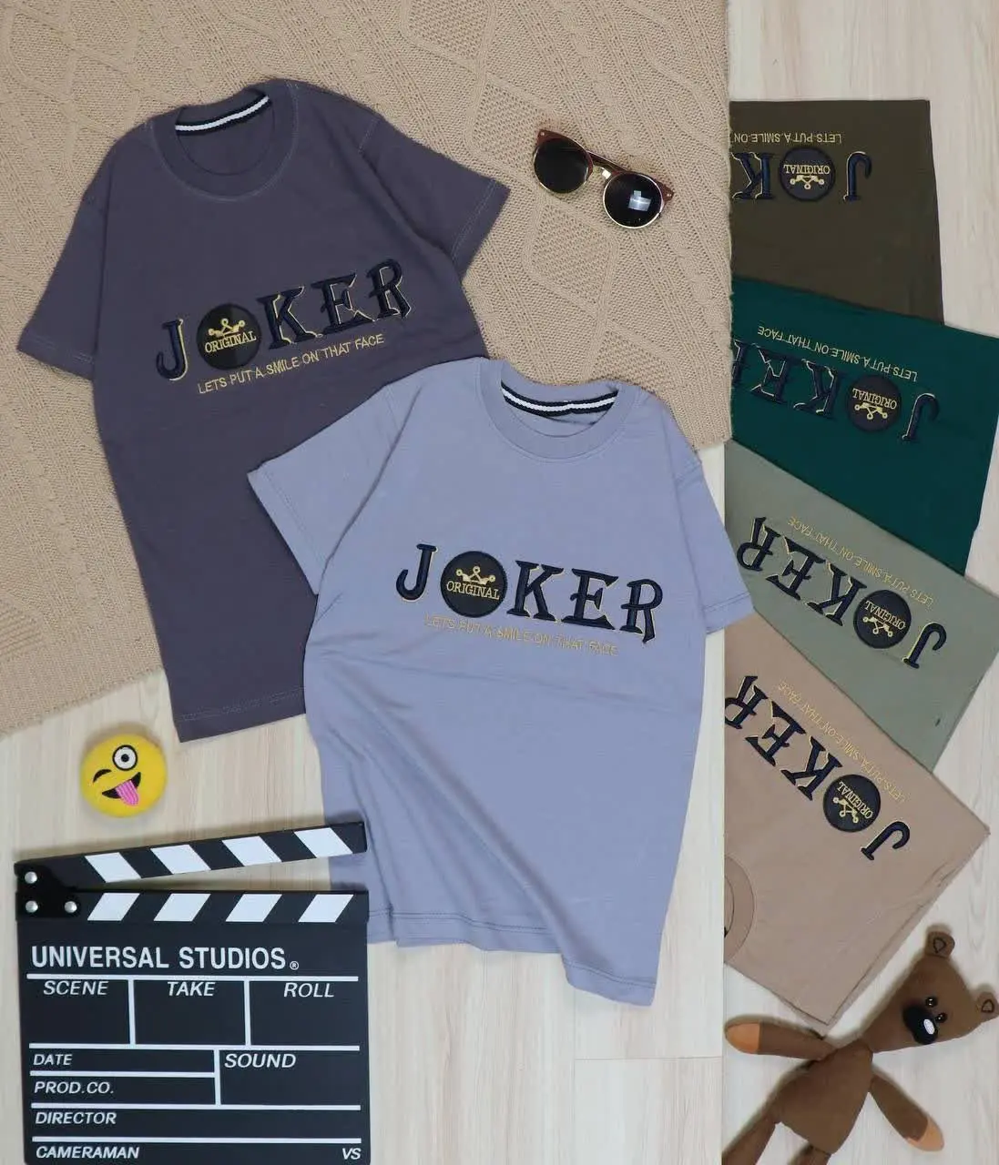 👫تیشرت پسرانه گلدوزی JOKER👫
