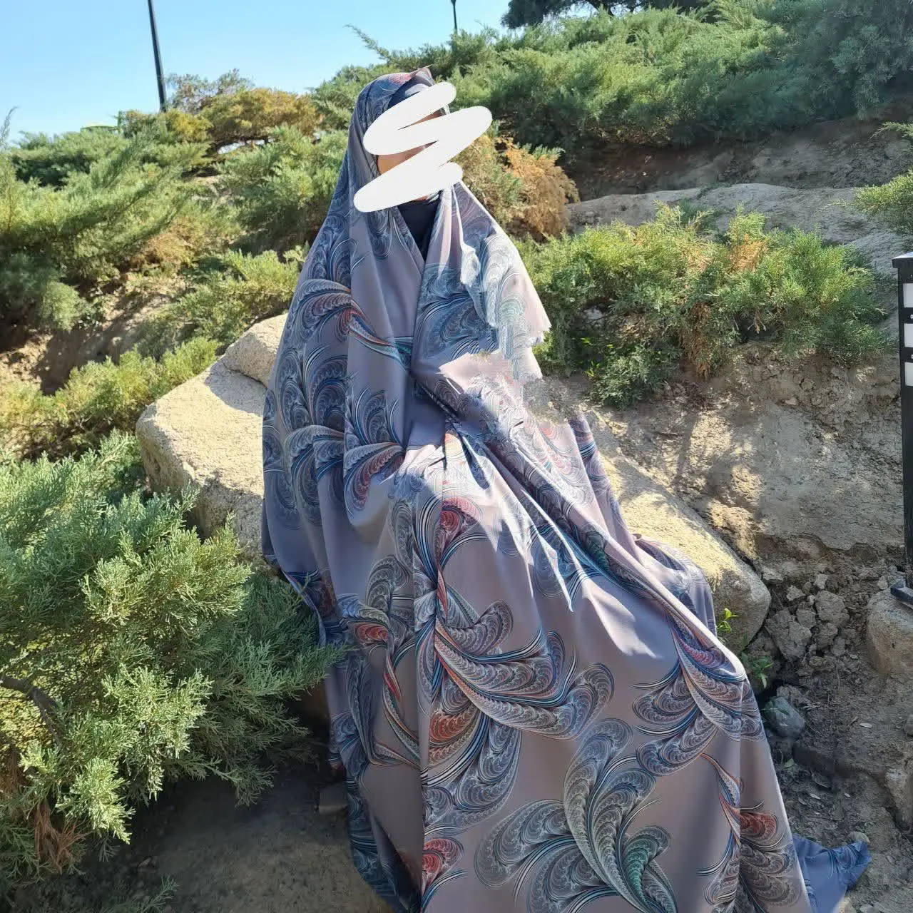 ✨ چادر رنگی سه بعدی ✨
 — تصویر محصول در تاپ هشتگ