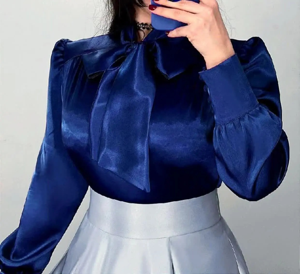 🦋نام مدل: شومیز ساتن فاریا 🪐
