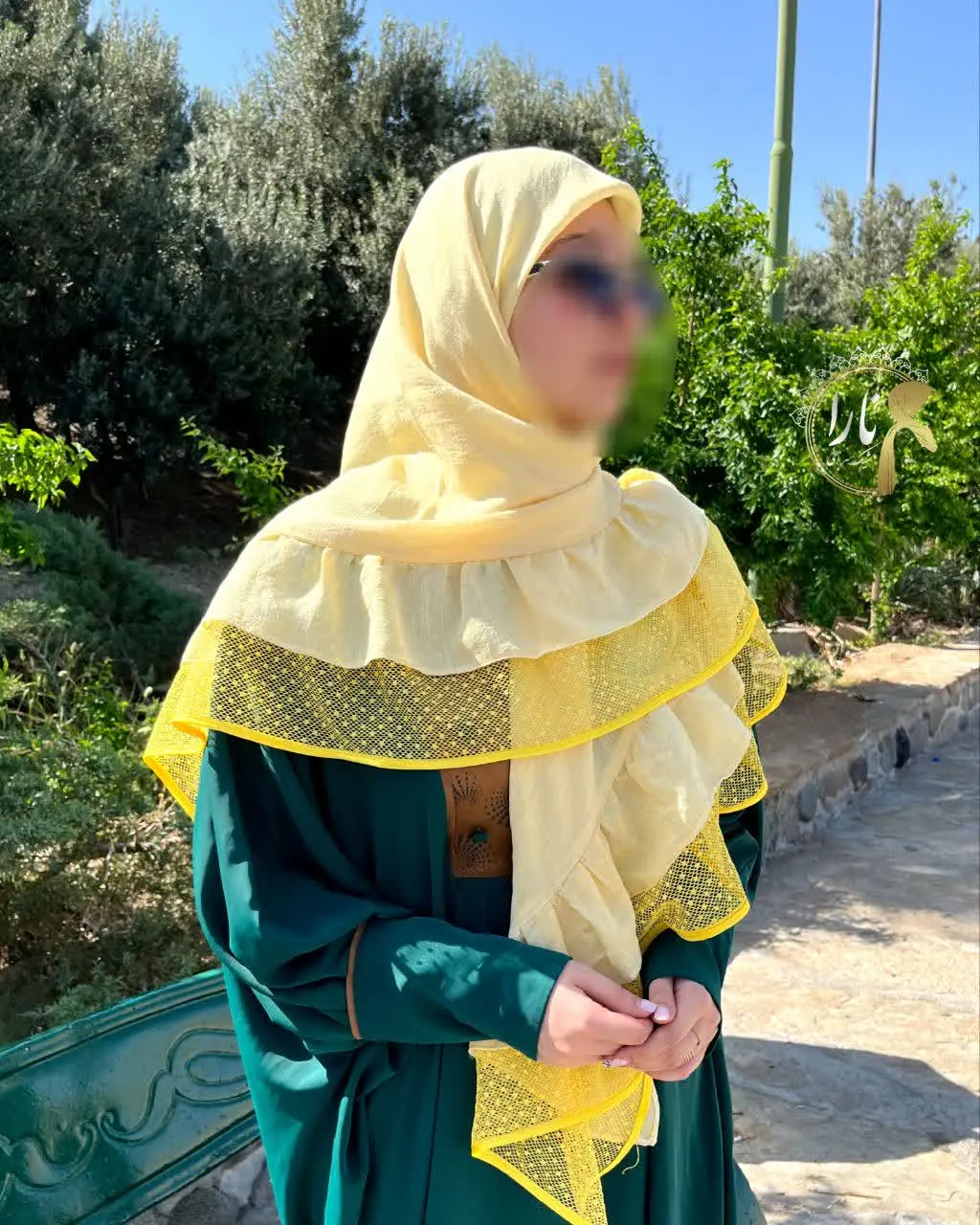 لیمویی مدل دو چین تور خالخالی لبه😍👌

