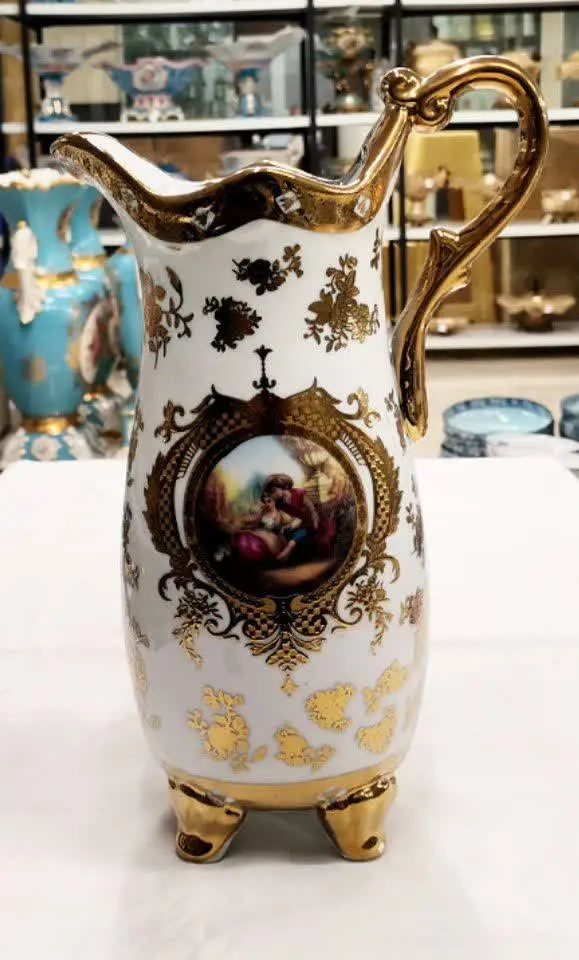 پارچ سفیدطلایی

