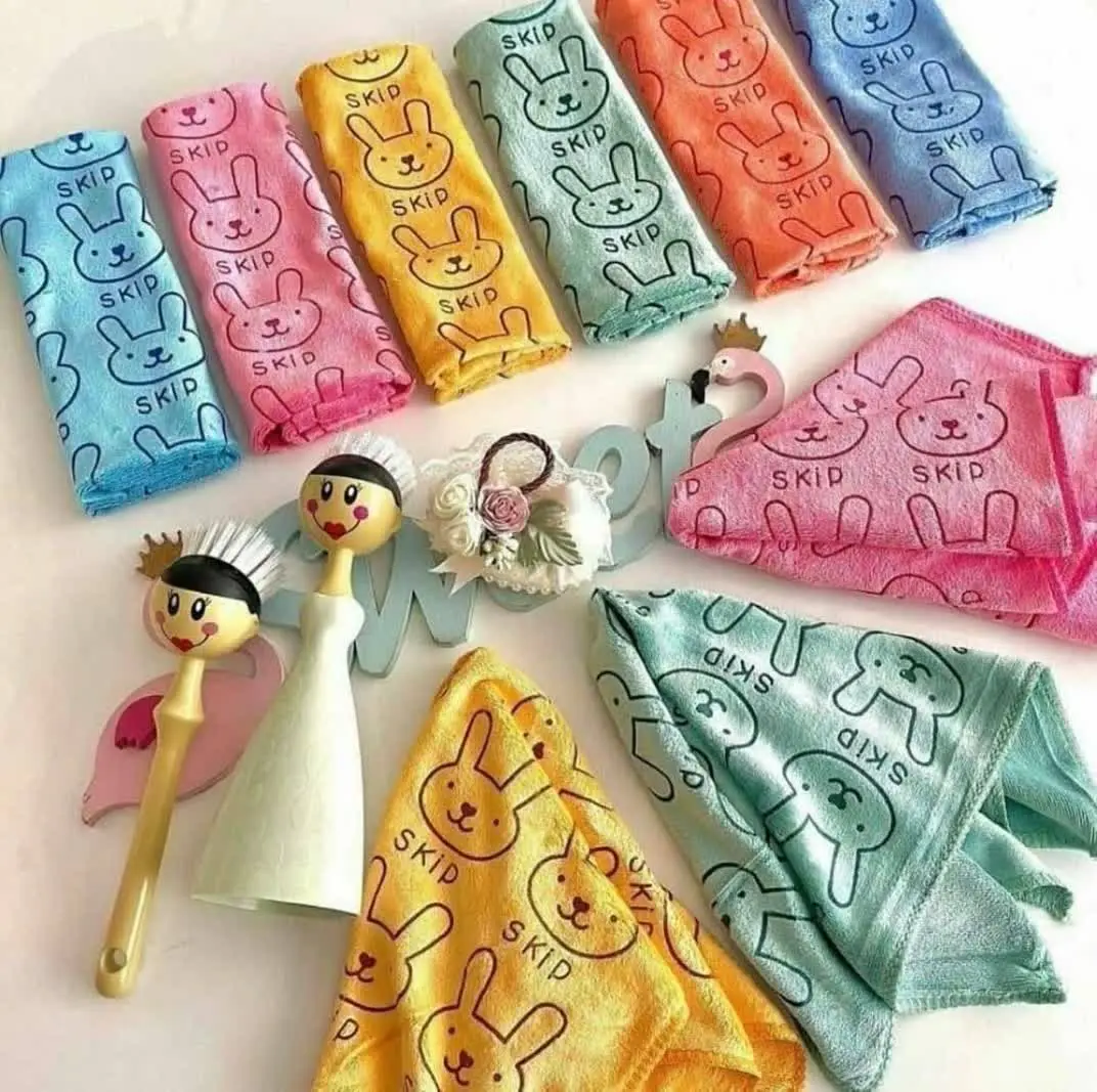 ✅دستمال خرگوشی گرم بالا
