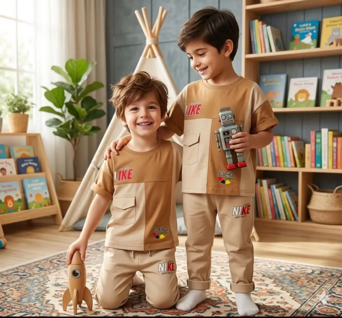 تیشرت شلوار طرح نایک