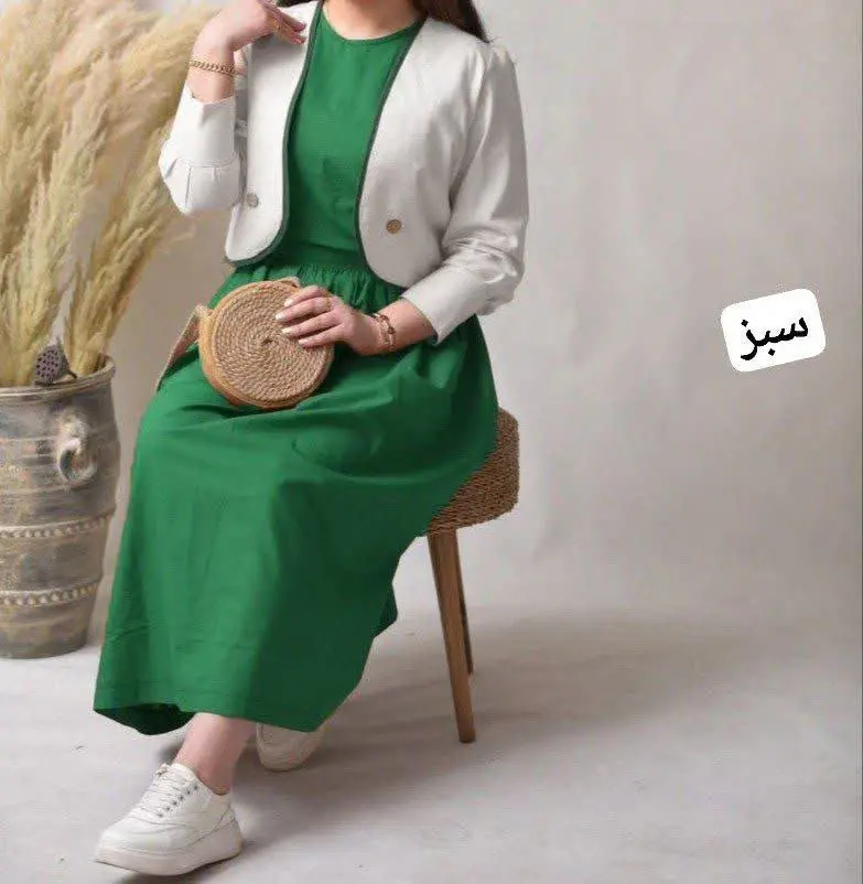 #ست دو تیکه #کت و #سارافون مدل شاهدخت 👸
