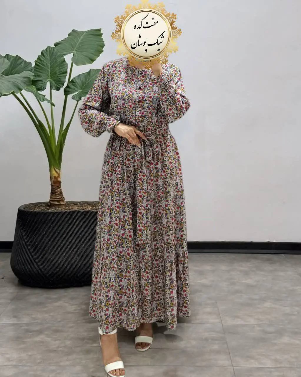 👚نام: مانتو ساحلی گلدار
