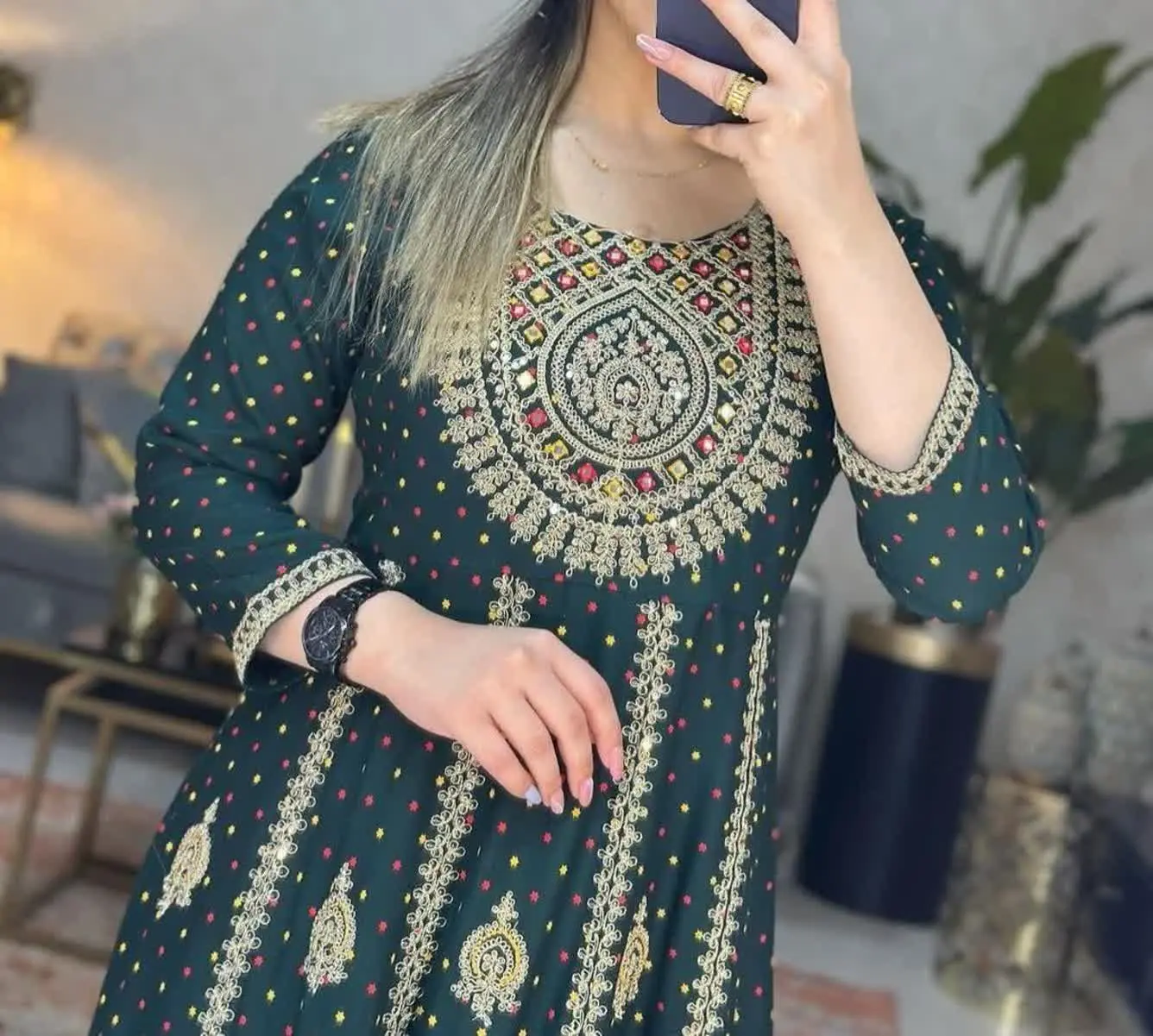 لباس لبه تور هندی😍💕
