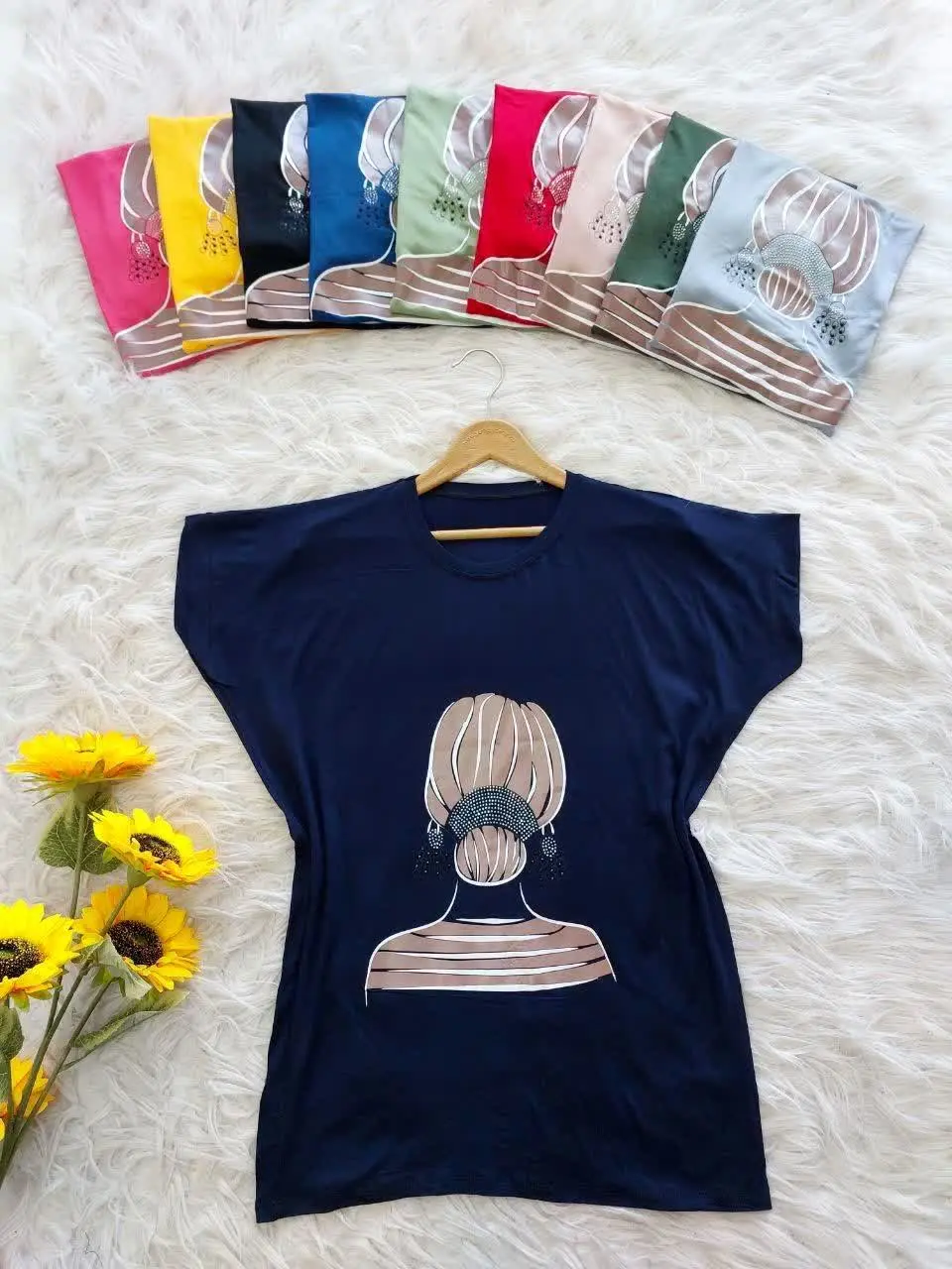 تیشرت گیسو گوشواره دار💕💕
