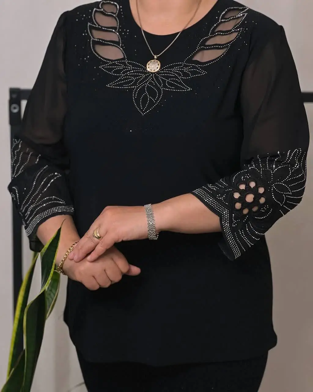 شومیز مشکی مجلسی
