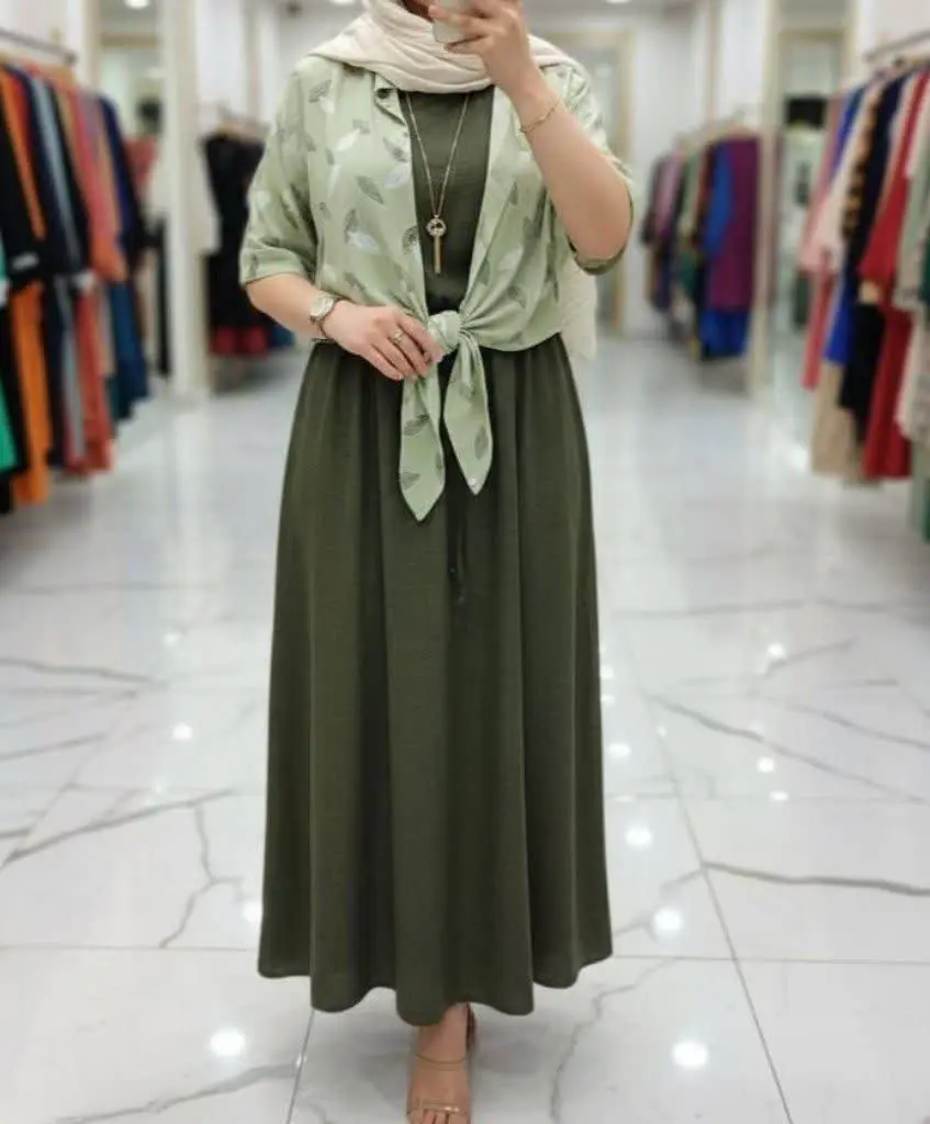 ست شومیز گره ای و سارافون