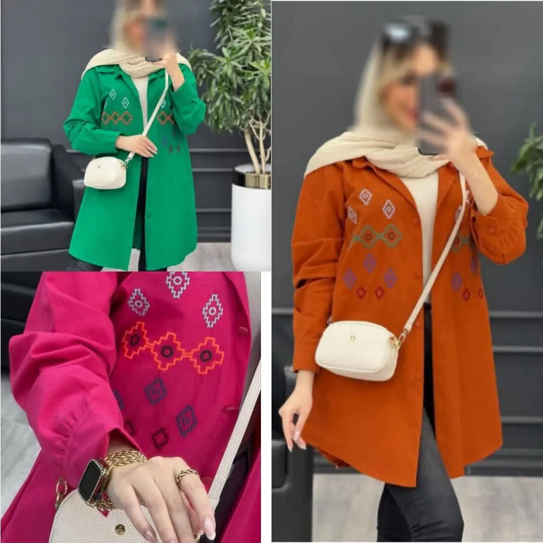🔺نام: مانتو‌ گلدوزی شیوا ۲۴
