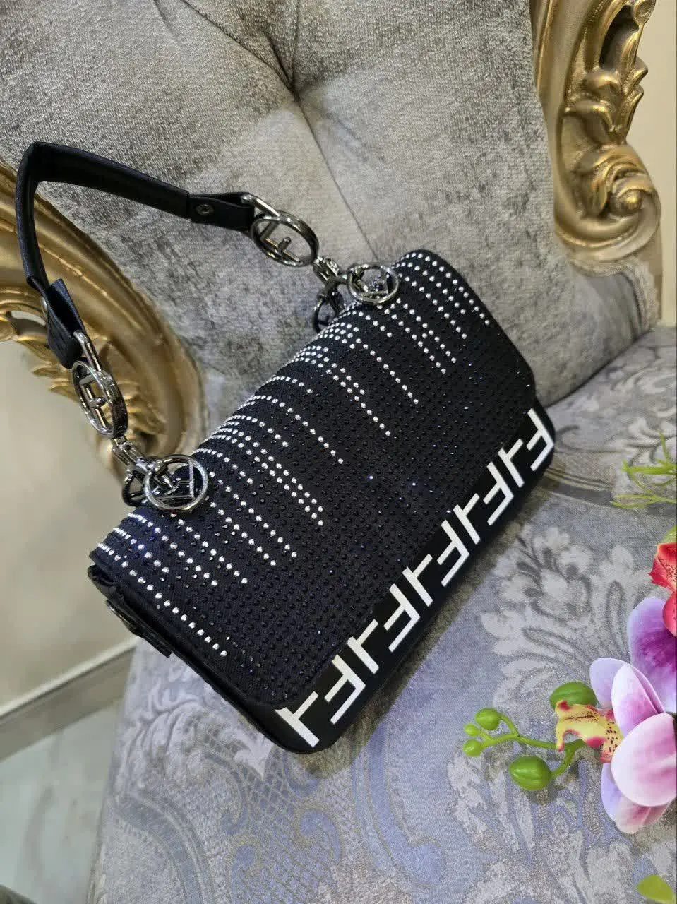 ❣نام: کیف فندی نگین دار
