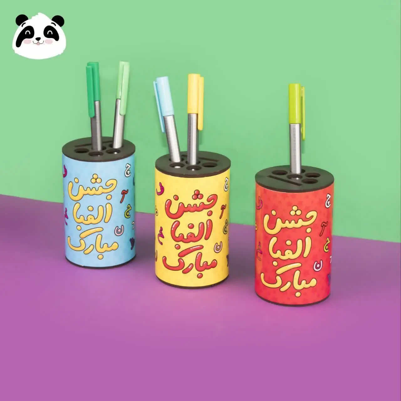 جا قلمی لوله‌ای سری جشن الفبا
