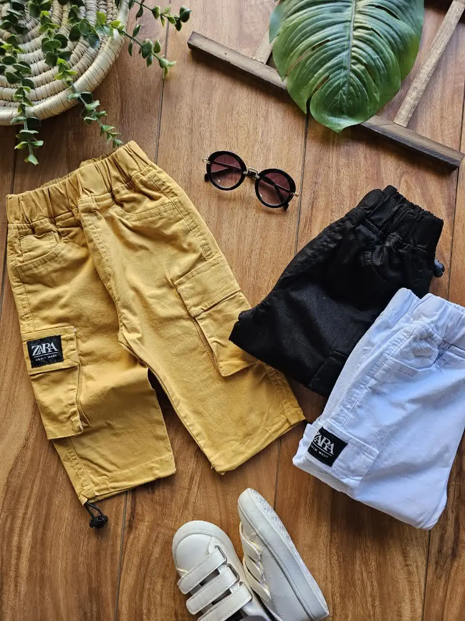 شلوارک کتان اسپرت ZARA
