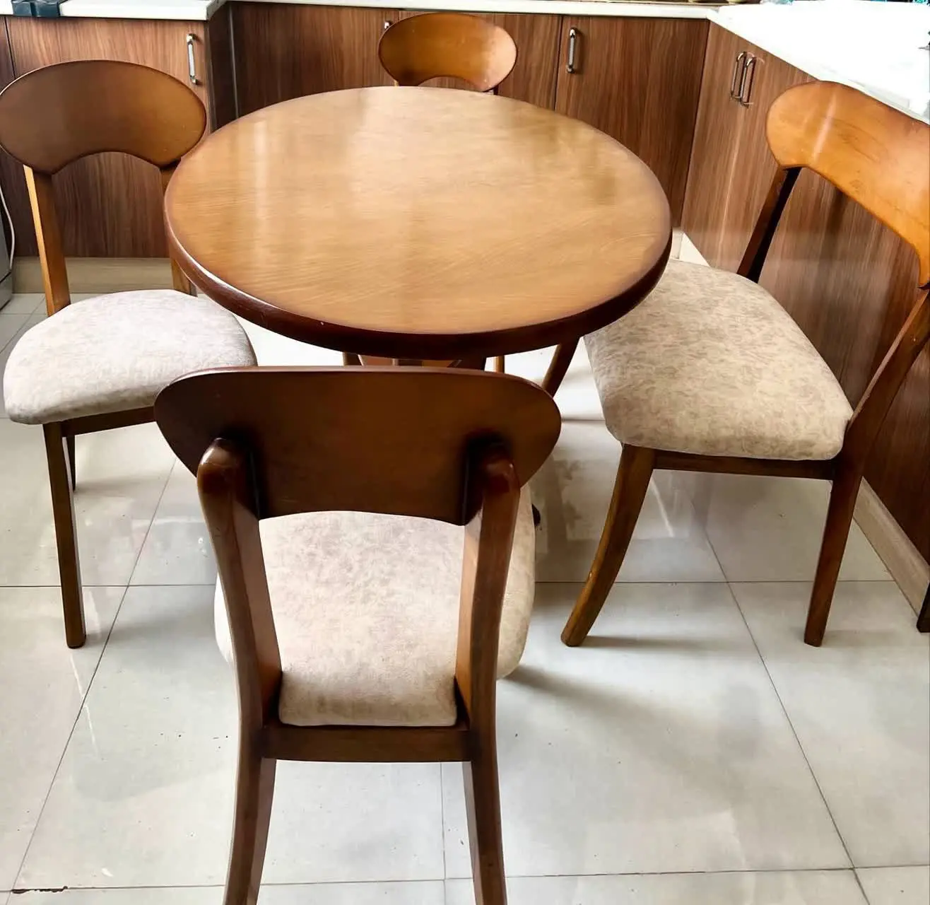 میز ناهار خوری ۵ نفره چوب راش
