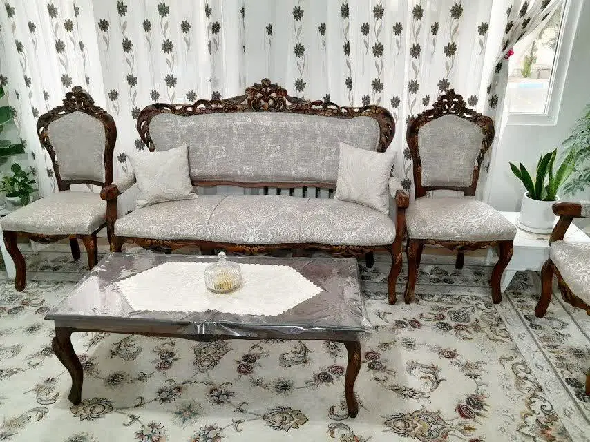 مبل استیل ۹ نفره درحدنو 
