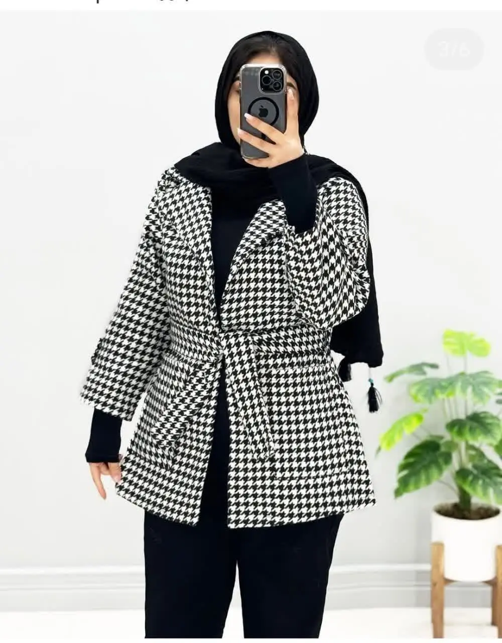 👚نام: پالتو پیچازی صدف — تصویر محصول در تاپ هشتگ