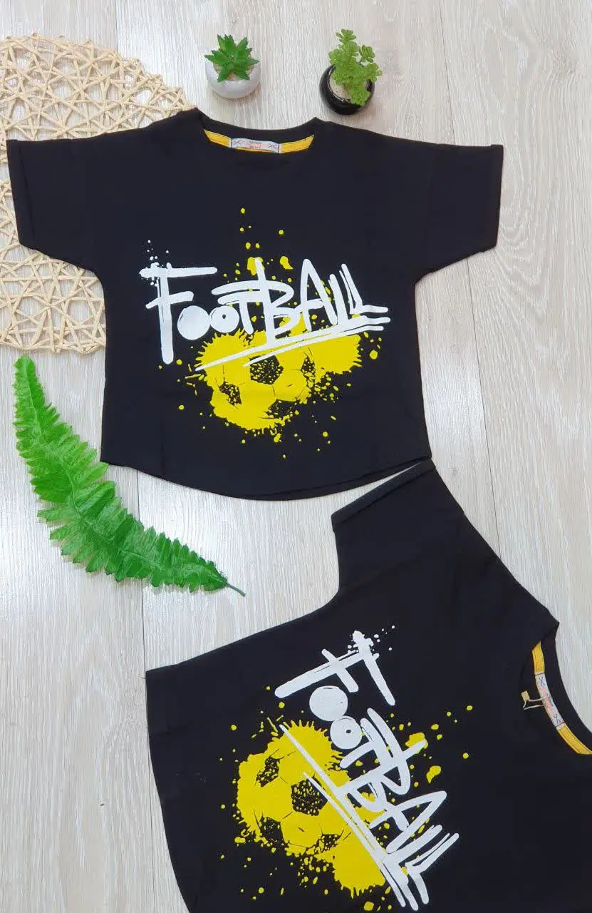 👕تیشرت مشکی فوتبال
