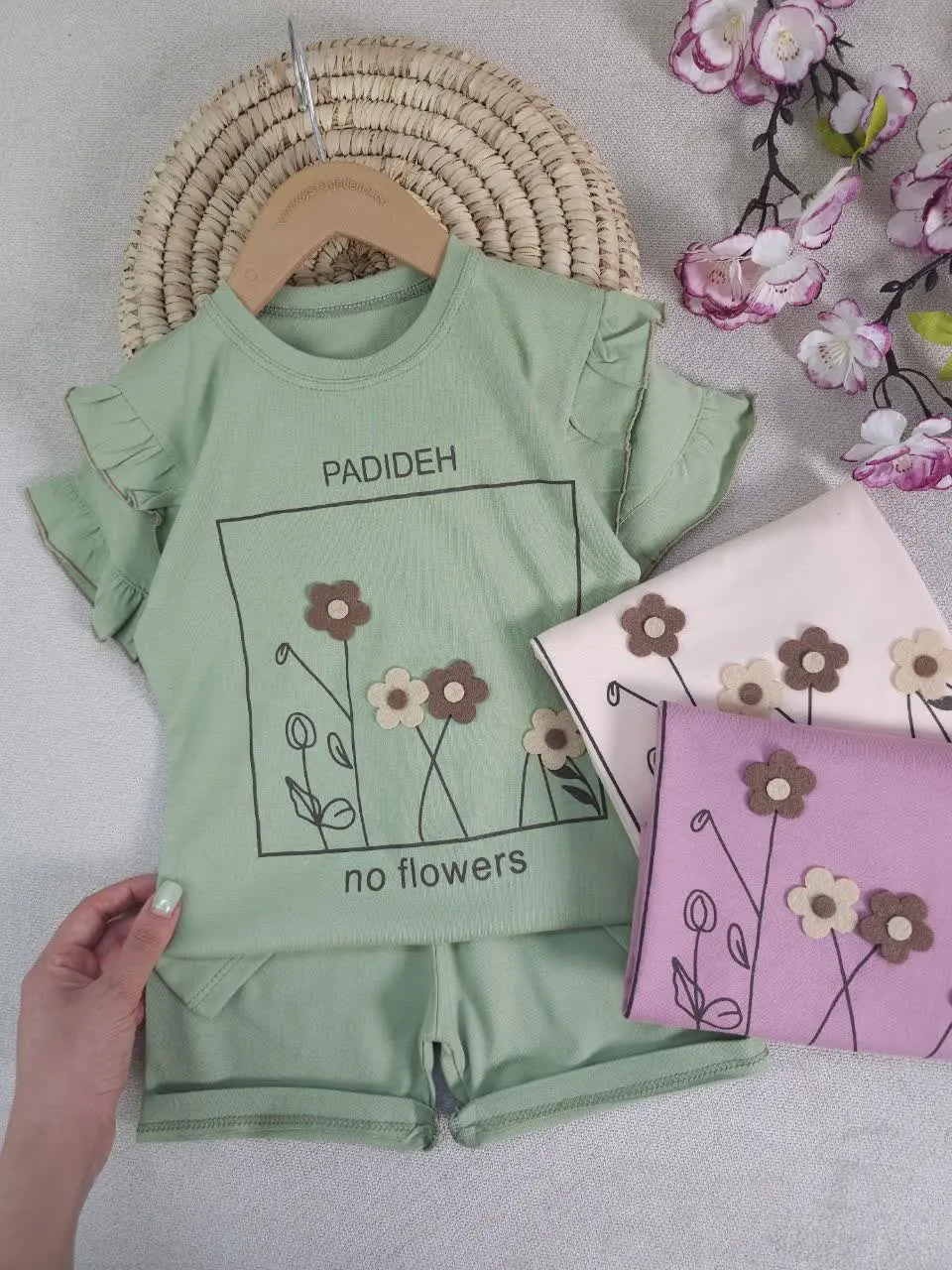 تیشرت شلوارک دخترانه padideh
