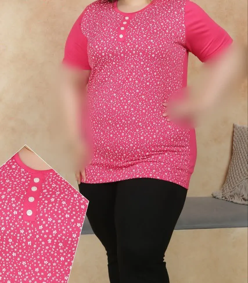 تیشرت قاپکدار سایز بزرگ