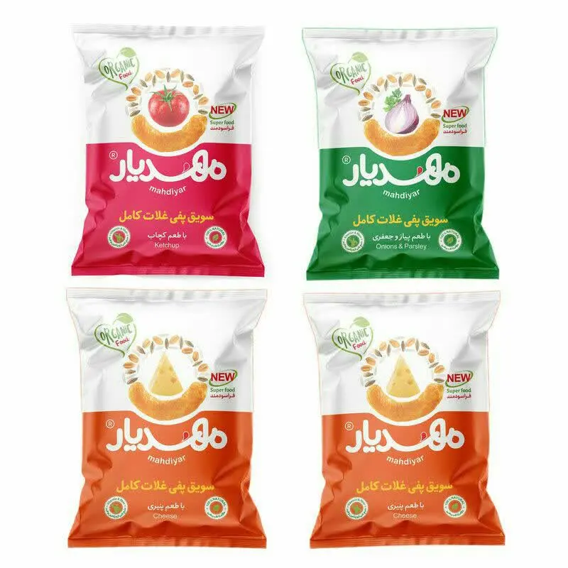 این سه طعم پفک‌های مهدیار رو ببینید، یعنی عالینا😋😋😋😋
