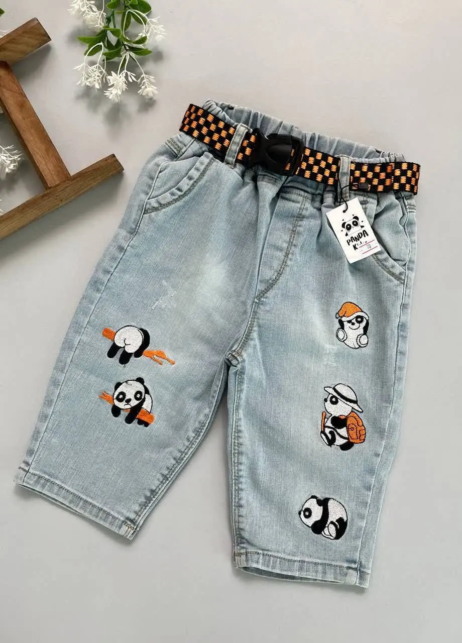 شلوارک جین برمودا PANDA 

