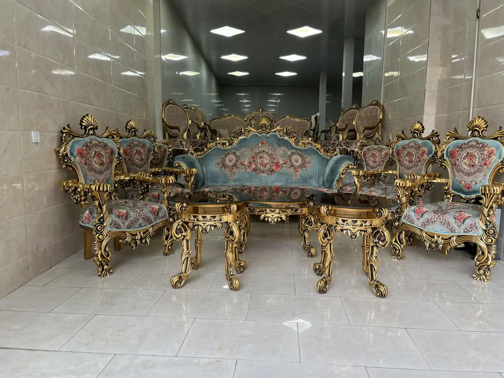 مبلمان ۹ نفره پنجه شیری
