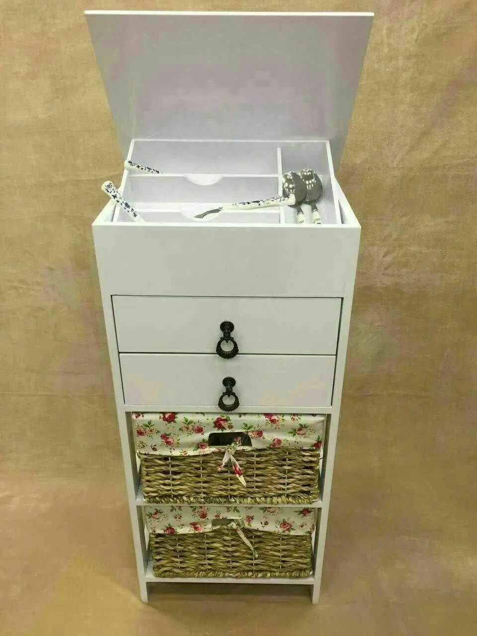📌 فایل دو سبد دو کشو جا قاشقی دار
