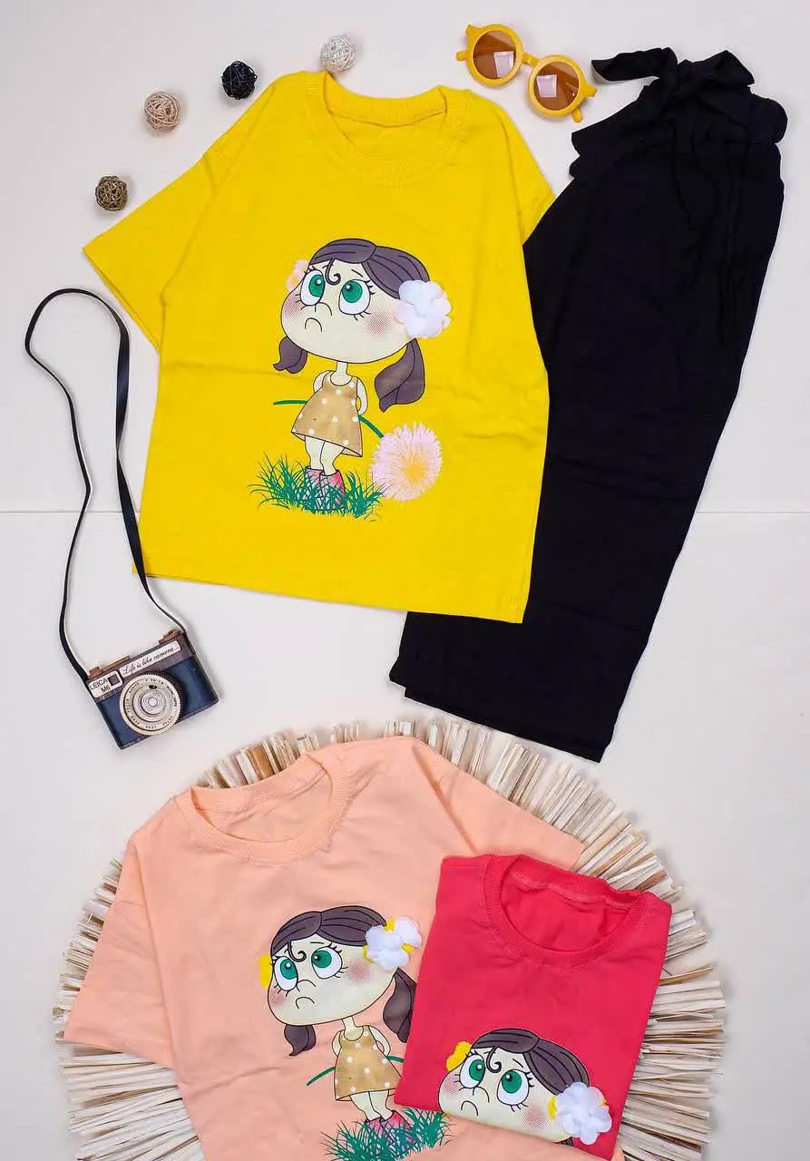 👕نام: #تیشرت شلوار دخترانه 
