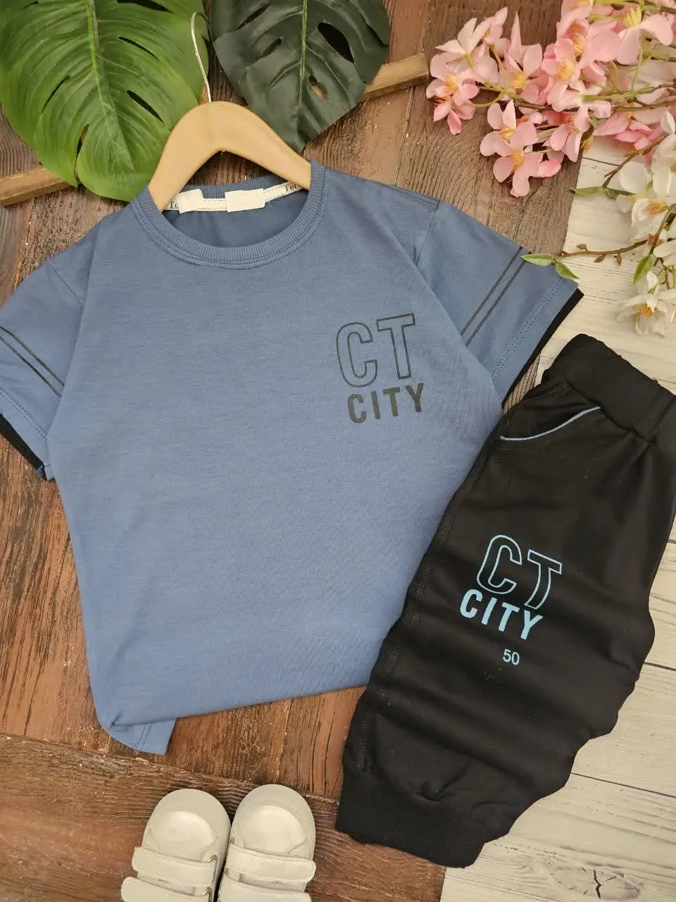 تیشرت و شلوارک پسرانه CT
