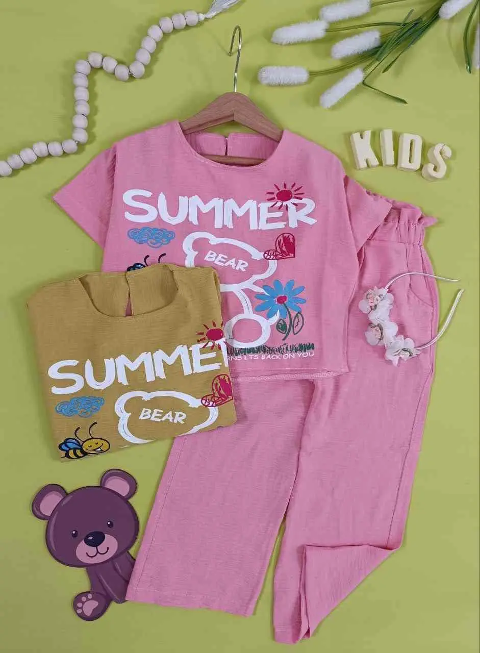 تیشرت شلوارک summer bear 
