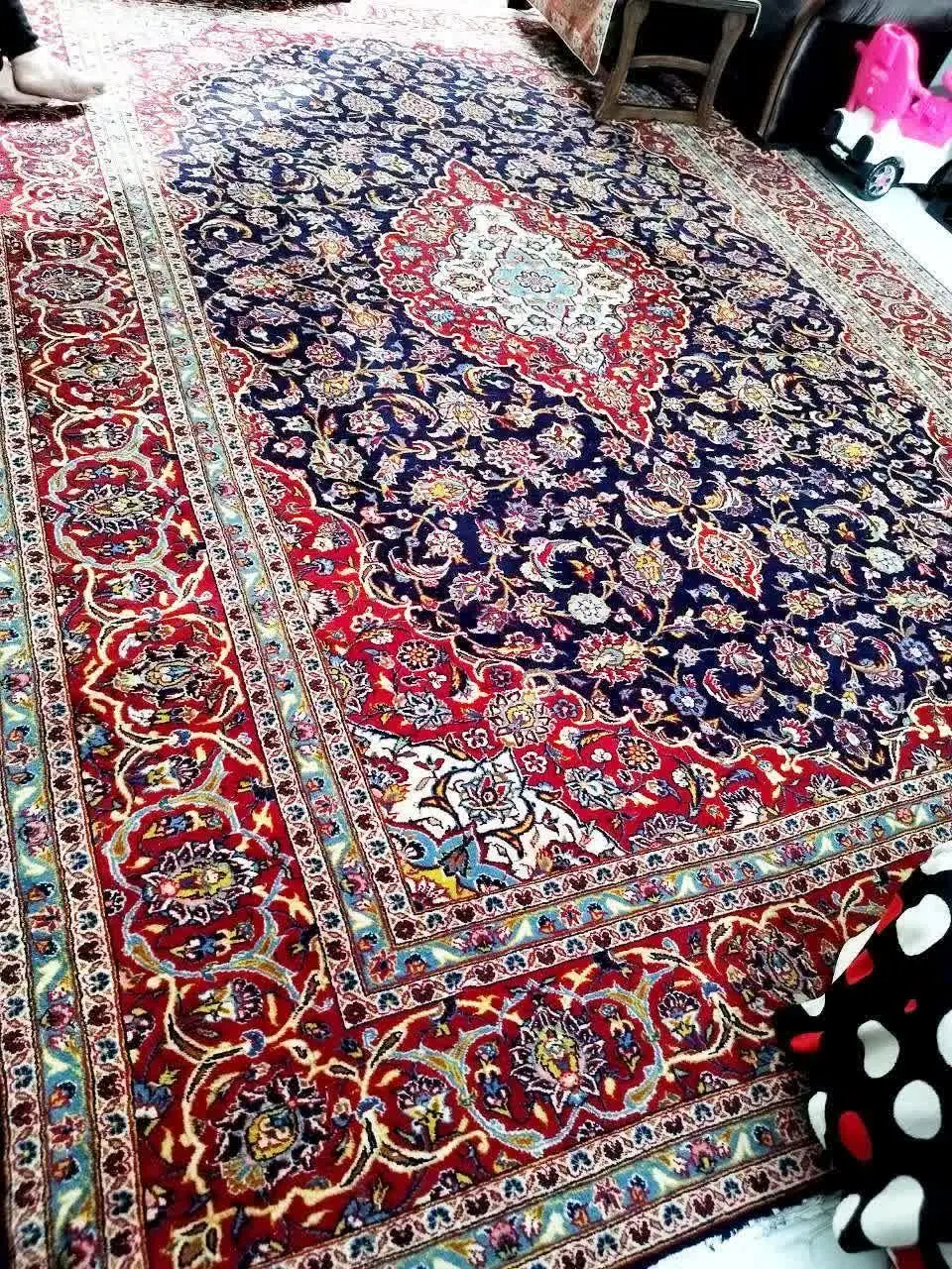 فرش دستی کاشان ۱۲ متری
