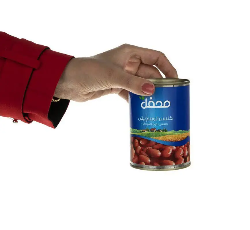 کنسرو لوبیا چیتی محفل
