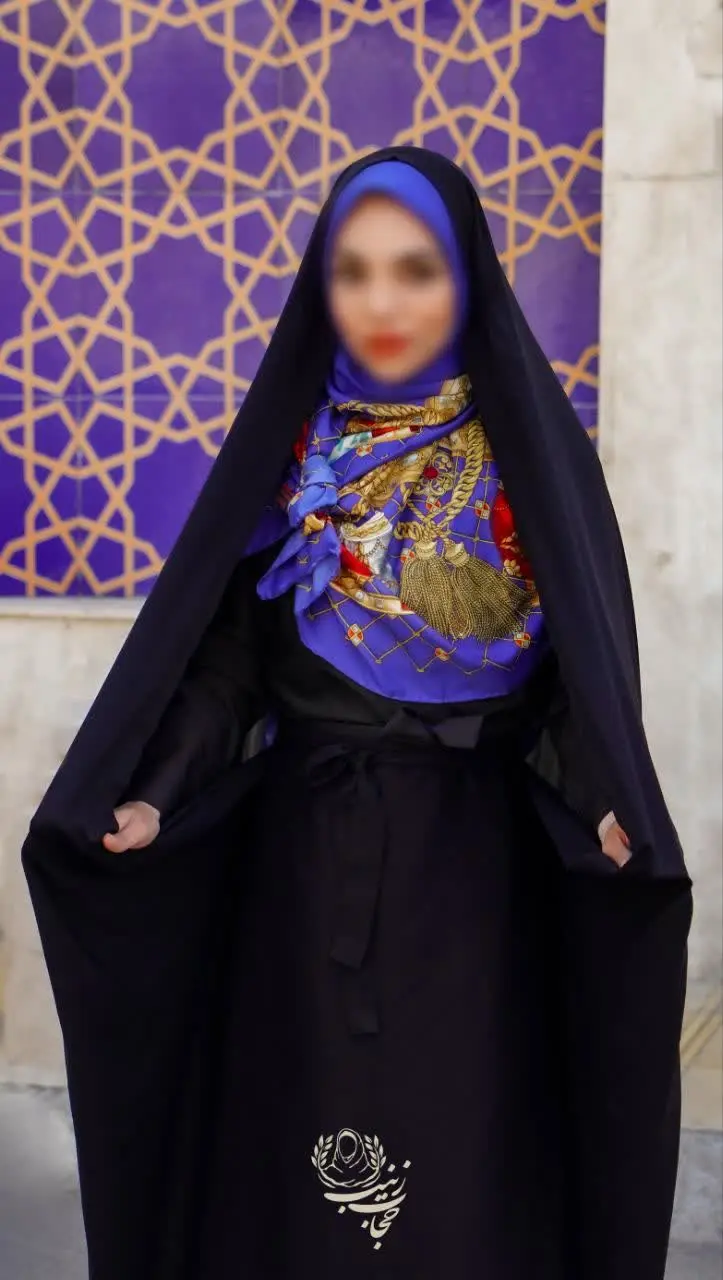 🔰مدل: چادر قجری (کمری) 
