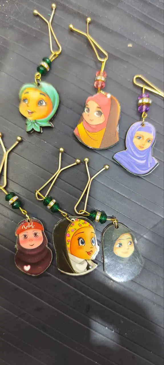گیره‌های حجاب دوطرفه 🧕 
