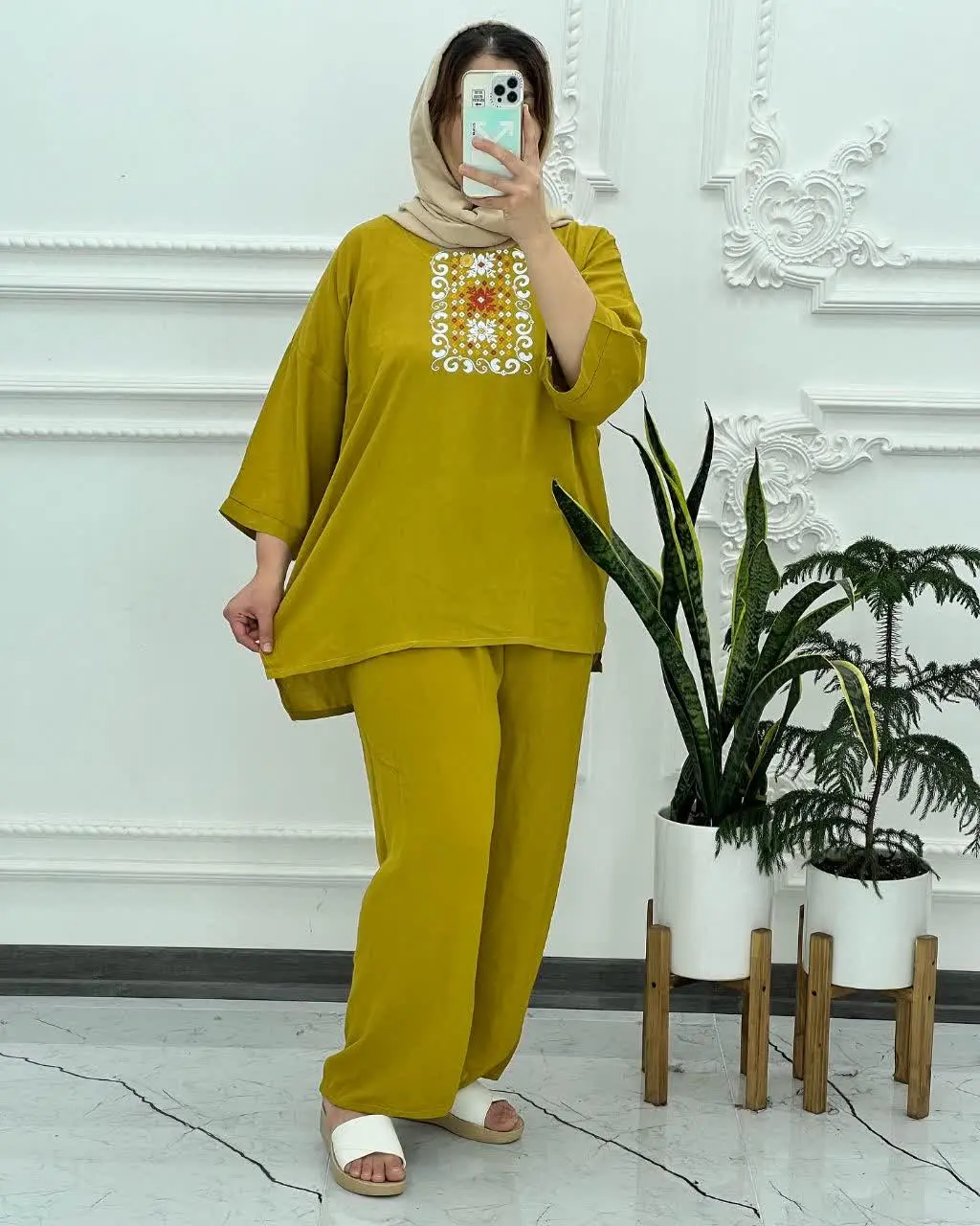 بلوز شلوار بیگ سایز ایلکای
