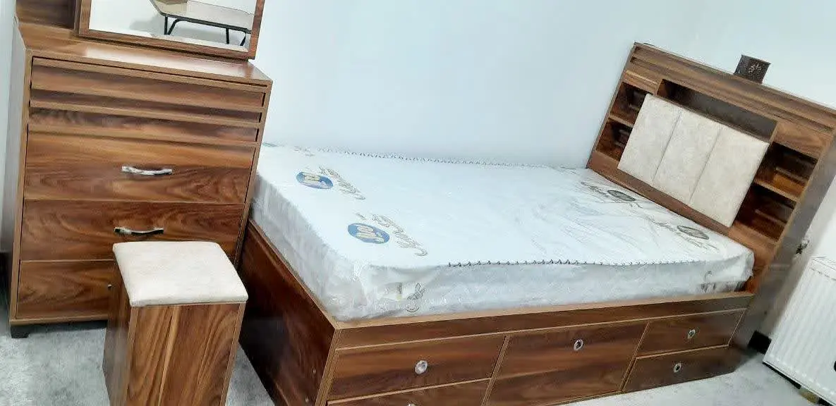 سرویس خواب کامل تک نفره آکبند با ۳ سال ضمانت 

