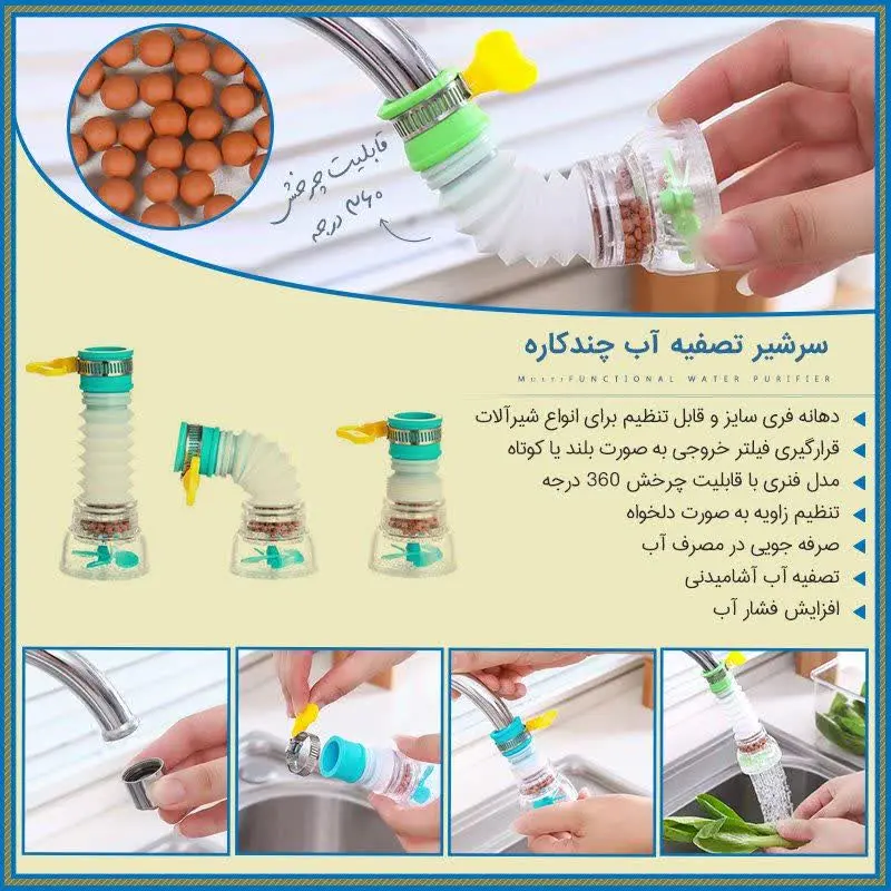 ✅مدل فنری با قابلیت چرخش ۳۶۰ درجه

